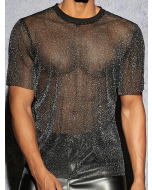 Solid Sheer Tee for Men