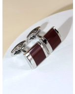 1pair Men Geometric Cufflinks