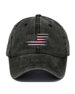 Vintage Flag Print Baseball Cap