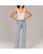 Summer 2023-Ultra High Rise Stretch Flare Jeans