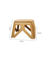Outdoor camping small folding stool simple adult small bench camping portable plastic stool fishing stool Maza