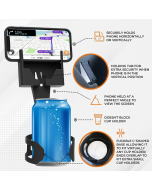Multifunctional Phone and Cup Holder Stand for On-the-Go Convenience-Mobile Phone Seat