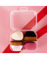 No. 55 magic foundation makeup brush set traceless concealer net red loose powder brush powder puff petal beauty tools box set