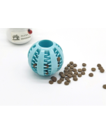 Interactive chewing ball Pet teeth cleaning toys Dog rubber balls chewing bite-resistant leaking food balls toy balls chewing watermelon balls.