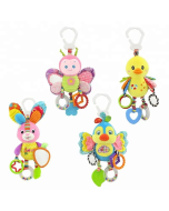 Baby stroller pendant Cartoon animal rattles Soothing baby toys Teether can be imported