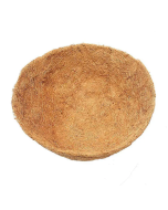 14-inch coconut silk flower basket hanging wall greenery coconut palm hanging basket semicircular flower pot home flower pot