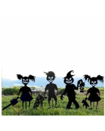 ghost zombies - Halloween yard decor Metal art