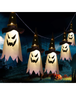 LED Flashing Light Ghost Halloween Decoration