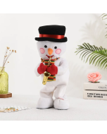 Electric Blowing Saxophone Santa