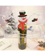 Holiday Wine Bottle Glass Holders