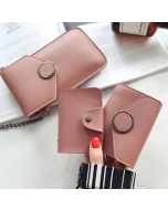 3 PCS Women Touch-screen Phone Bag 30 Card Slot Card Holder Short Wallet