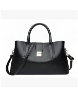 Solid Tote Handbag Shoulder Bag For Women