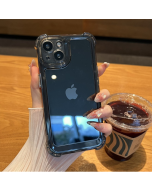 iphone14promax mobile phone case transparent four corners anti-drop
