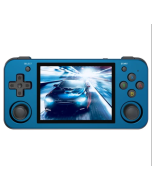 ANBERNIC RG353M Handheld Game Console, Android Linux Dual OS, 3.5'' IPS Screen Android 32GB high-speed eMMC 5.1 Linux 16GB, 64GB TF Card 15000 Games, 3500mAh Battery, 7H Playtime, 2.4/5G WiFi, Blue
