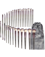 30pcs Makeup Brush Set With Storage Bag, For Blush, Foundation, Eyeshadow, Eyebrow, Lips