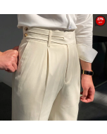 Gentleman comfortable vintage trousers