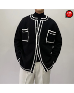 Mens Vintage Casual Business Knited Cardigans