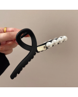 Retro frosted grab clip female high-end sense of large grab clip female back of the head hair shark clip