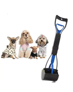 Pet Outdoor Cleaning Tool and long handle Dog Poop Scooper Poop Picker With Poop Bag Dispenser