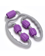 Gym Yoga Pilates Sports Round Hand-held Muscle Relaxer Arm Leg Neck Massage Foam Massage Roller