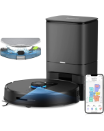 360 S8 Plus Robot Vacuum and Mop Combo, Botslab Self-Empty LIDAR Navigation Smart Mapping Robot, 2700Pa Suction, Carpet Detection, Work with Alexa, WIFI, APP, Ideal for Pet Hair, Hard Floor and Carpet