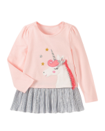 Little maven girls dresses in Europe and the United States children's fall new splicing knitted children's dresses long-sleeved girls skirt