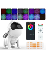 New astronaut space dog music star light bluetooth speaker star projection light ambient light