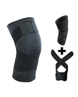 New compression band knitted sports knee pads badminton running fitness knee pads outdoor mountaineering knee pads