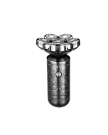 Waterproof IPX6 Razor Kemei KM-1523 Electric Shaver Portable Mini 7 Blades Alloy Body 4D Veneer Floating Shaver For Men