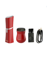 Waterproof Usb Charging Gift Box Packaging Shaver Kemei Km-Rs91&Km-Rl6002 Removable Battery Led Mini Ladies Shaver
