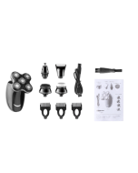 KM-1111 Factory price waterproof cordless painless multifunction hair shaver 5 in 1 men electric