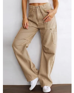 Baggy Low Rise Cargo Jeans