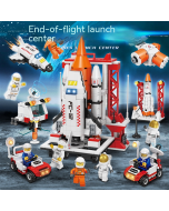 Compatible with LEGO Space Ship Bricks Set Space Exploration Shuttle Educational Toys Aerospace Building Blocks for Kids Gifts