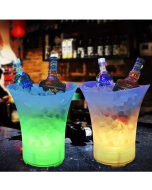 Folding luminous ice bucket LED Bluetooth sound ice bucket portable outdoor ice bucket luminous ice bucket subwoofer sound