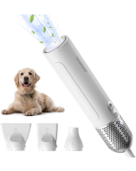 Neakasa F1 Dog Hair Dryer Blower Very Quiet, Portable Hair Dryer, Handheld Pet Hair Dryer for Dog Grooming, Adjustable Airflow Speed Heating Level, 3 Attachments