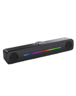 Magnetic sound bar subwoofer RGB cable wireless PC laptop desktop usb multimedia small speaker long strip luminous TV bar speak