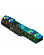 Led Light Bluetooth Speaker With Alarm Clock Temperature Sensor Display For PC Mechanical Keyboard Gaming Wireless Speaker New