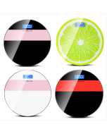 Human body weight scale USB home body fat scale rechargeable model white powder