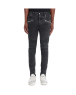 Men's Pleated Light Stretch Jeans