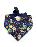 Pet saliva scarf Halloween dog cat printed scarf