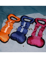 Pet Dog Teething Bite Resistant Plush Toy Bone Type Interactive Training Bite Stick Pull Ring