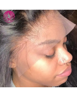 Straight Raw Virgin Human Hair 13x4 Lace Frontal Closure Ear To Ear