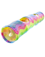 Rattling Paper Double Decker Foldable Cat Tunnel Pet Toys