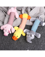 Animal Cute Long Stripe Plush Sounding Pet Toys