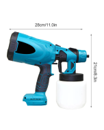 High-pressure Cordless Paint Sprayer with 2 Batteries