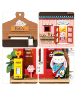 Robotime Rolife Wall Hanging Decoration Love Post Office Stylish Home Deco Kids Girls Miniature House Kits DS019 DS022