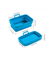 Foldable Air Fryer Silicone Baking Tray