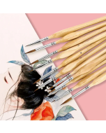 11 Pcs Miniature Detail Paint Brush Set