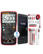 ANENG AN9002 Bluetooth Digital Multimeter 6000 Counts Professional MultimetroTrue RMS AC/DC Current Voltage Tester Auto-Range - Advanced model