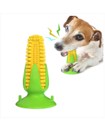 Pet products Suction cup Corn sound Dog toy Teething stick Gnawing Dog toothbrush (Classic Corn 3)